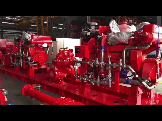 NMFIRE diesel driven sea water split case fire pumps for oil and gas industry