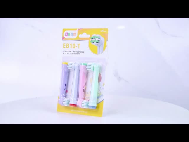 食品グレード シリコン 音響歯ブラシ 子供用の頭入れ