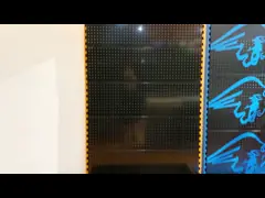 Blue Supermarket Display Shelving 900mm Power Tools Display Rack