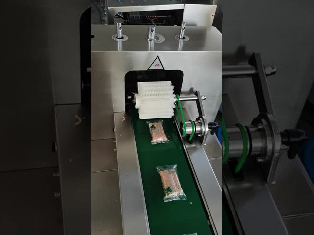 P307 Chocolate bar making machine with flow wrapping machine