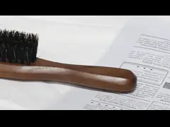 Boar Bristle Beard Brush Comb Set Black Color Wood Material for Men Beard Hair Grooming