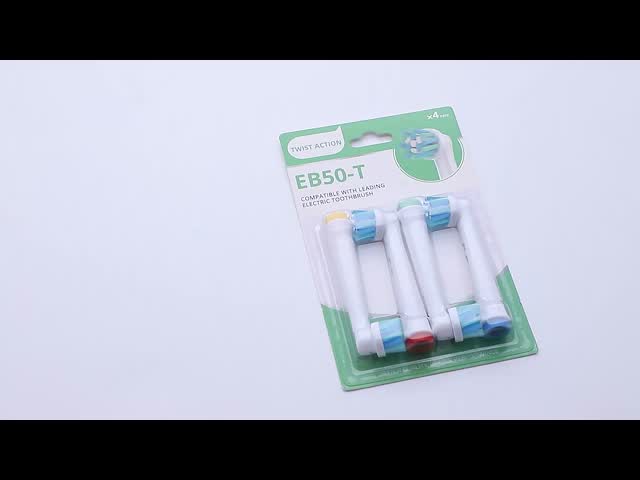 OBM Adult Sonic Toothbrush Heads Replacement Whiter Teeth 4 Pieces/Box