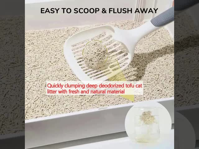 Quickly Clumping Deep Deodorized Tofu Cat Litter With Fresh And Natural Material