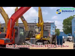 Excavadoras de 12 toneladas usadas multifuncionales Hitachi Zaxis 120 ZX120 EX120 Excavadora de rastreo con excavador en buen estado