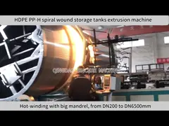 Plastic HDPE PVC Pipe Production Machine Insulation Jacket 200mm-6000mm video