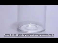 24oz 16oz Drinking Bottle Glass Water Bottle With Bamboo Lid