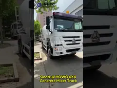 Factory 2025 Good Price HOWO NX 10m3 12m3 Concrete Cement Mixer Truck for Sale video