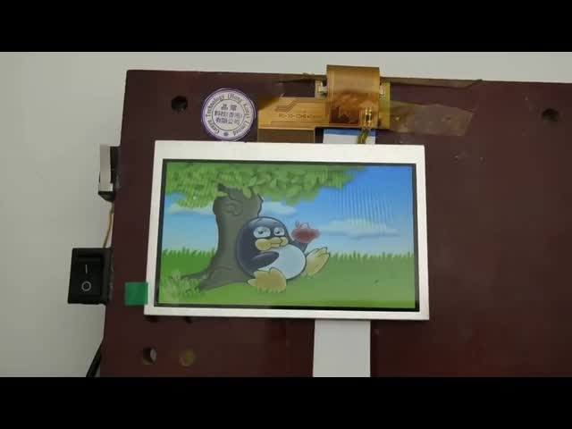 4.3インチ TFT LCD ディスプレイ 480x272 解像度 RGB 40PIN FPC 普通 白