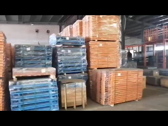 Sistema de armazenagem de estantes de paletes galvanizado