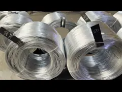 Alambre Galvanizado Hot Dipped Galvanized Steel Wire Zinc 40g To 360g Anti-Corrision