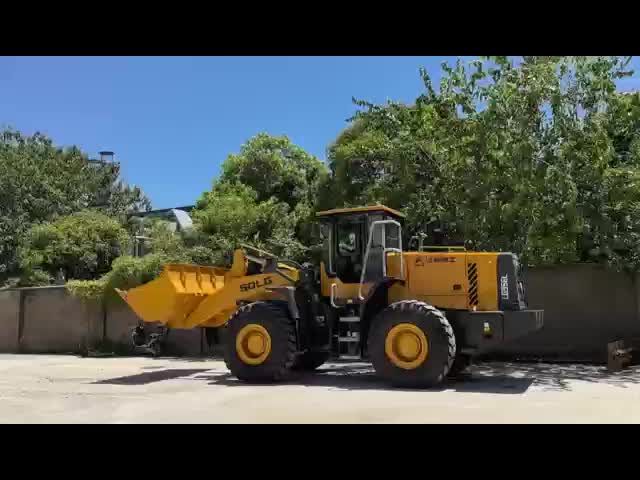 162 KW Used SDLG LG956L Second Hand Wheel Loader Rated Load 5 Ton Chinese Brand In Good Condition