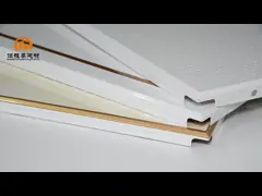 Soundproof Perforated Clip In Metal Ceiling Tiles Customized For Office