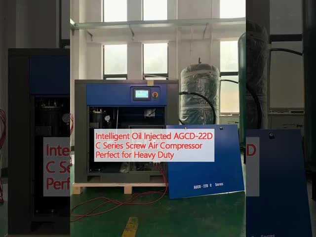 インテリジェント 15L オイル注入スクリュー空気圧縮機