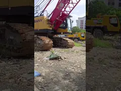 Heavy Industry Lattice Boom Crawler Crane 75 Tons Sy Rated Loading Capacity 100t