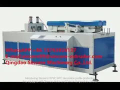 Ligne de production de machines d'extrusion de profilés en PVC video