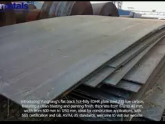 Flat Black Hot Rolled HR Plate Steel Q235 Low Carbon