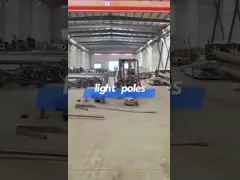 light poles factory lighting project