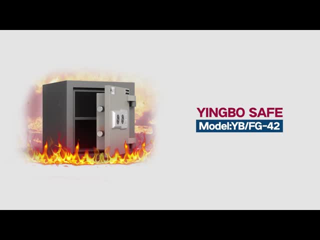 H420mm Key Open Fireproof Lock Box For Security Fireproof Office Safe YB/FG-42