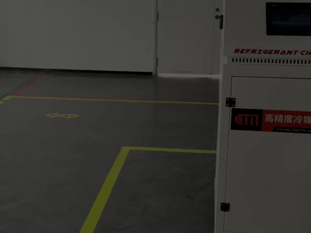 R744 gas recovery recharge machine full automatic refrigerant charging station R134a R32 a/c charging station