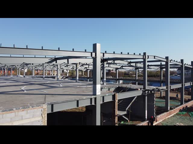 重工業用鉄骨構造ワークショップ プレハブ建築