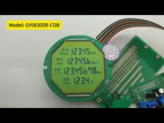 2.36 Inch Segment LCD Display Round STN LCD Display No Backlight