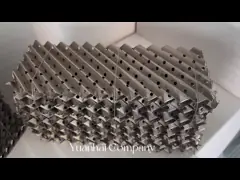 Corrugated Structured Packing 99.95% Min Copper For Chemical Equipment