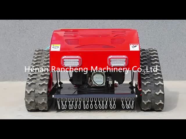 クローラー型 四輪ハイブリッド リモコンロームレーン刈機 20mm-180mm 切断高度