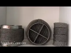 Wire Mesh Demister Pad 304 316 Stainless Steel For Gas Liquid Separation