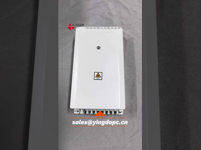 A caixa branca fixada na parede interna Mini Compact 8 da terminação do cabo de fibra ótica de IP54 FTTH retira o núcleo do adaptador do SC