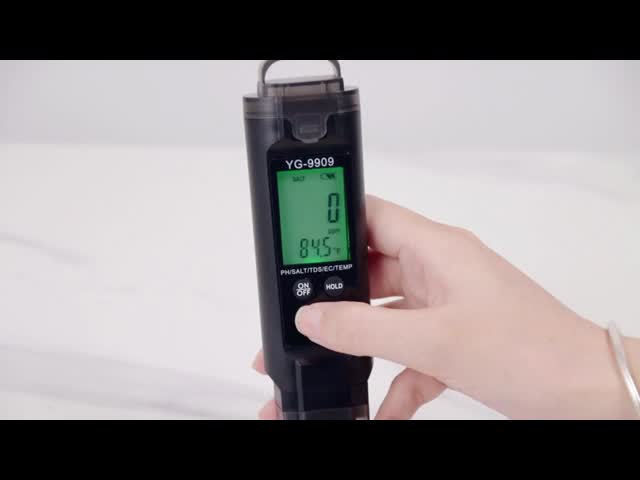 3つ0-5000ppm伝導性の1つのプラスチック水質のメートルの測定用具に付き