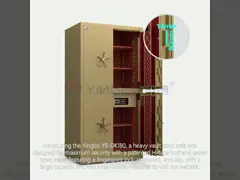 China Dual Alarm Fireproof Safe Box Digital Lock House Safes Fireproof YB/FH-42 supplier
