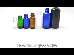 Essential oil glass bottle