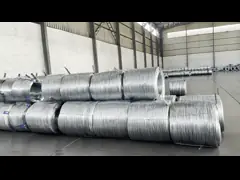 High Zinc Coated Hot Dip Galvanized Iron Wire 2.5mm And 2.8mm For Production Of Fence
