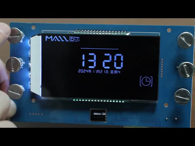 Электрометр STN LCD сегмент дисплей черно-белый