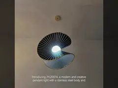 North Europe fabric art personality restaurant chandelier designer modern simple shaped creative pendant light