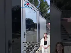 40ft Expandable Container House Portable  For Residential / Commercial Applications
