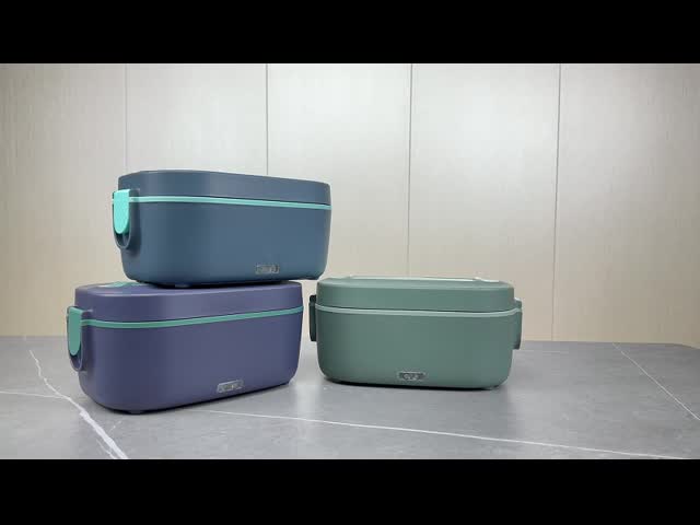 Electric Lunch Box 80W Heated Lunch Box 1.5L Portable Food Warmer With Detachable Dividers