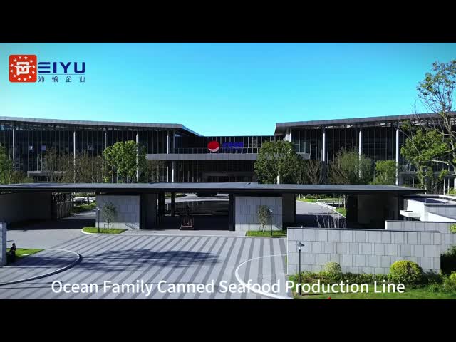 High Speed Food Tin Packing Machine Seafood Canned Fish Production Line