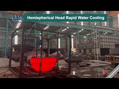 Diameter 4300mm Welded Large Metal Hemisphere for Pressure Vessel