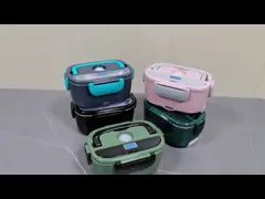 60W Stainless Steel Electric Lunch Box Leakproof And Heat Resistant For Easy Meal Heating