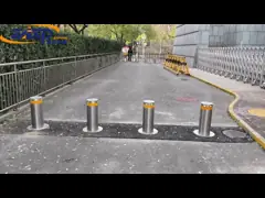 Heavy Duty Stainless Steel Hydraulic Automatic Bollards With Remote Control