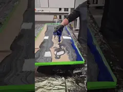 Unique Colors Table Top Epoxy Resin Non-Toxic Formula Safe For Indoor