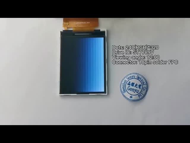2.4 Inch TFT Touch Screen TN 240x320 ST7789V 20pin SPI With Resistive Touch
