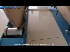 Cable Laying Construction In Electric Brown Cable Reel Drum Roller Stand