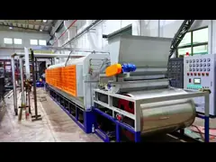 Eco Friendly Continuous Kilns PLC Control Sustainable Heat Transfer With Stainless Steel Belt