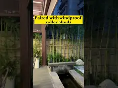 Intelligent outdoor aluminum alloy electric louver gazebo courtyard garden courtyard Home pavilion Outdoor sun room