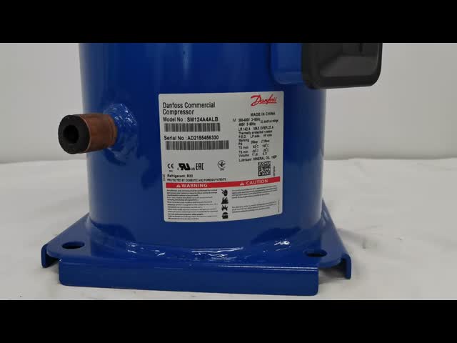 SM090-9VM 冷却スクロールコンプレッサー 7.5HP SM090S4VC 空調用 ビデオ