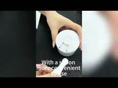 15ml 30ml 50ml Capacity Round Cream Jar With Spoon and Custom Design