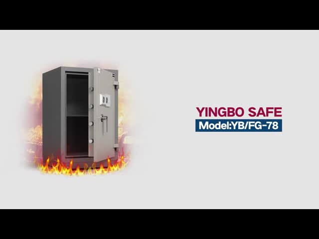 Durable Solid Steel Anti Theft Fire Proof Safe Box YB/FG-78 Fire Safe Lockbox