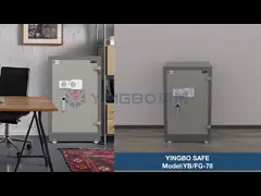 Caixa de segurança à prova de incêndio de aço sólido resistente ao roubo Caixa de segurança à prova de incêndio YB/FG-78 Caixa de segurança à prova de incêndio